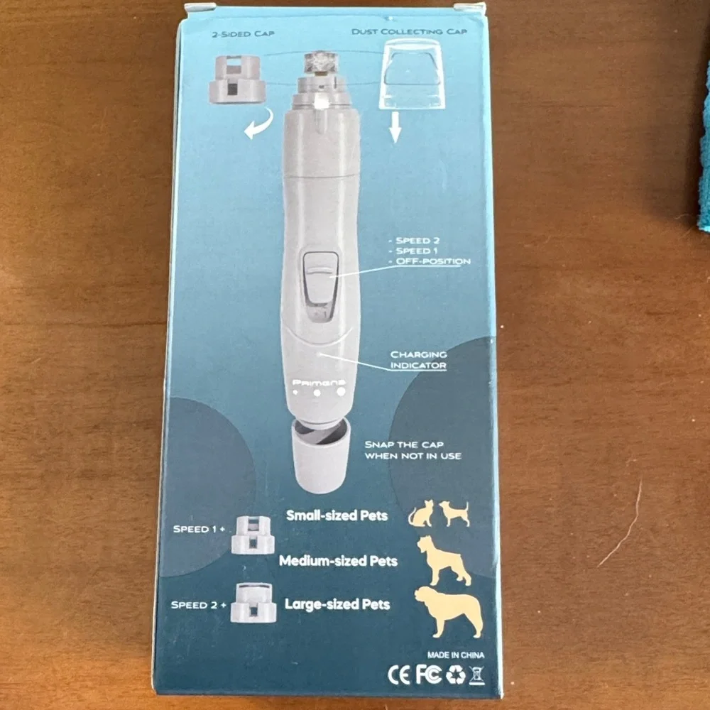 ClawMaster Professional Pet Nail Grinder - Teal Box